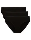 Bamboo Basics 3-pak heup slips dames - Mila - Comfortabel bamboe onderbroeken - ondergoed