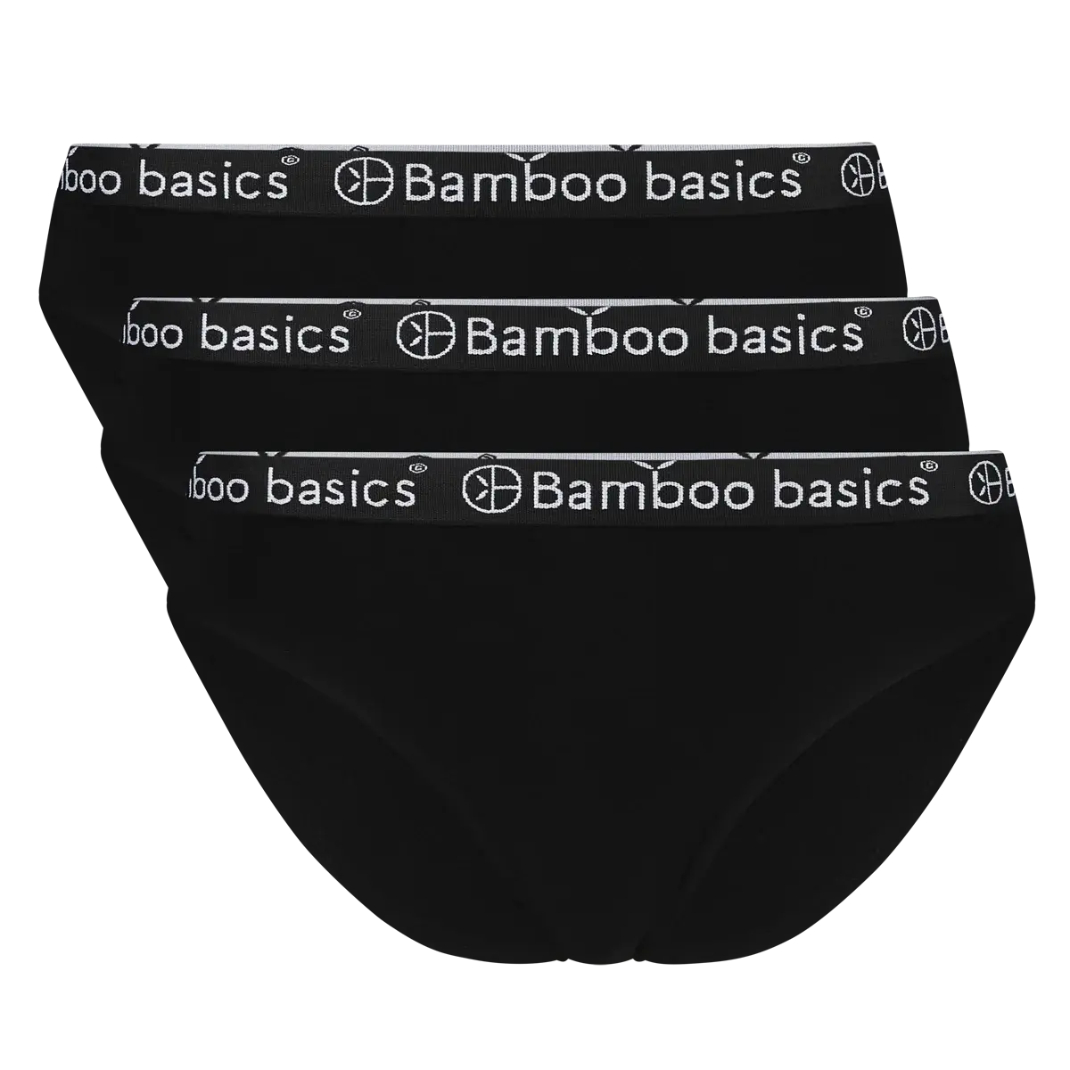 Bamboo Basics 3-pak lage slips dames - Yara - Zwarte dames bikini slips - Vrouwen onderbroek Bamboo Basics 3-pak lage slips dames - Yara - Zwarte dames bikini slips - Vrouwen onderbroek