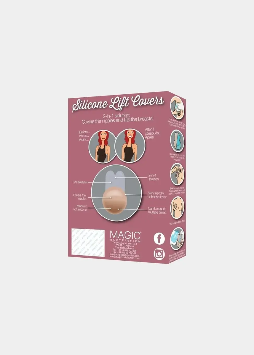 Magic Bodyfashion Tepel lift covers - Lift Covers - Plak push up bh - Boob tape - Tepelbedekking Magic Bodyfashion Tepel lift covers - Lift Covers - Plak push up bh - Boob tape - Tepelbedekking
