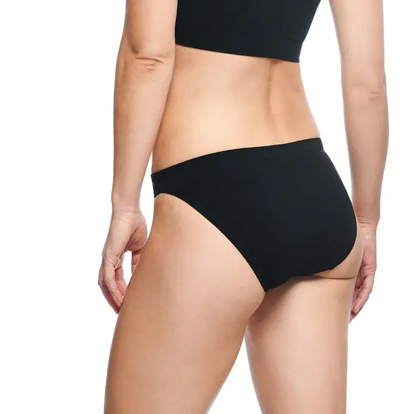 Bamboo Basics 3-pak bikini slips dames - Tess - Laag bamboe dames ondergoed zwart Bamboo Basics 3-pak bikini slips dames - Tess - Laag bamboe dames ondergoed zwart