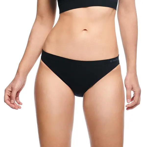 Bamboo Basics 3-pak bikini slips dames - Tess - Laag bamboe dames ondergoed zwart Bamboo Basics 3-pak bikini slips dames - Tess - Laag bamboe dames ondergoed zwart
