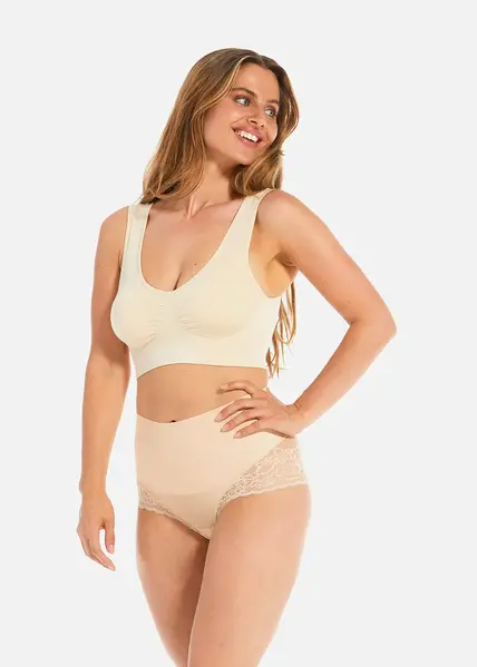 Magic sterke buik corrigerende slip - Tummy shaper Lace - Kanten shapewear slip voor een platte buik Magic sterke buik corrigerende slip - Tummy shaper Lace - Kanten shapewear slip voor een platte buik