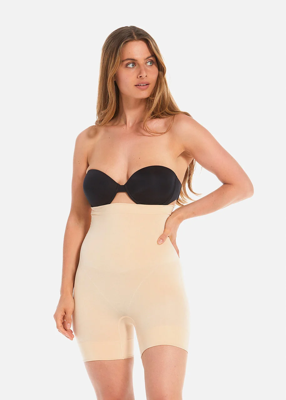 Magic Shapewear - hoge corrigerende boxershort - SlimShaper - Naadloze shapewear boxershort die niet doorschijnt
