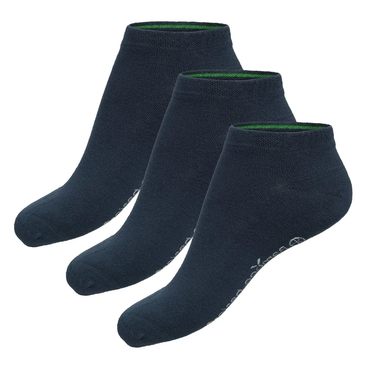 Bamboo Basics 3-paar sneaker sokken DANI - Unisex - Bamboe enkelsokken voor dames en heren