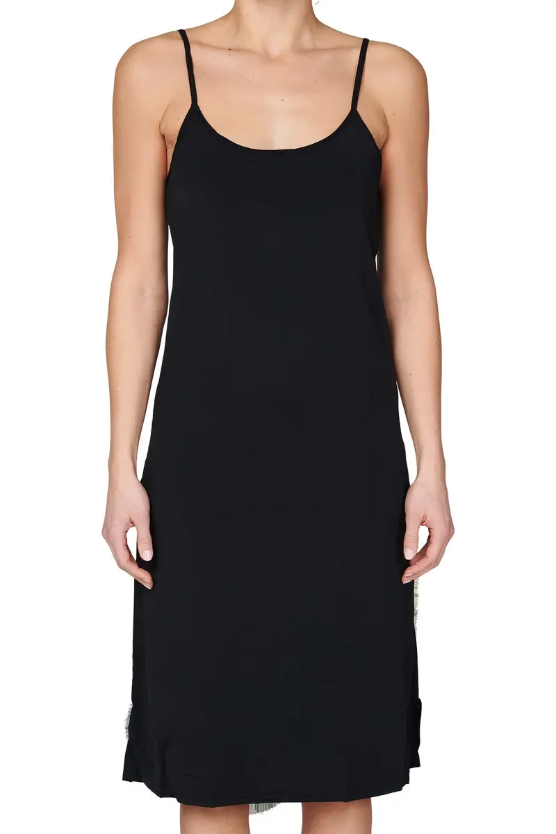 Gaubert Onderjurk Extra lang - Spaghetti bandjes - Lange neglige - Verstelbare bandjes