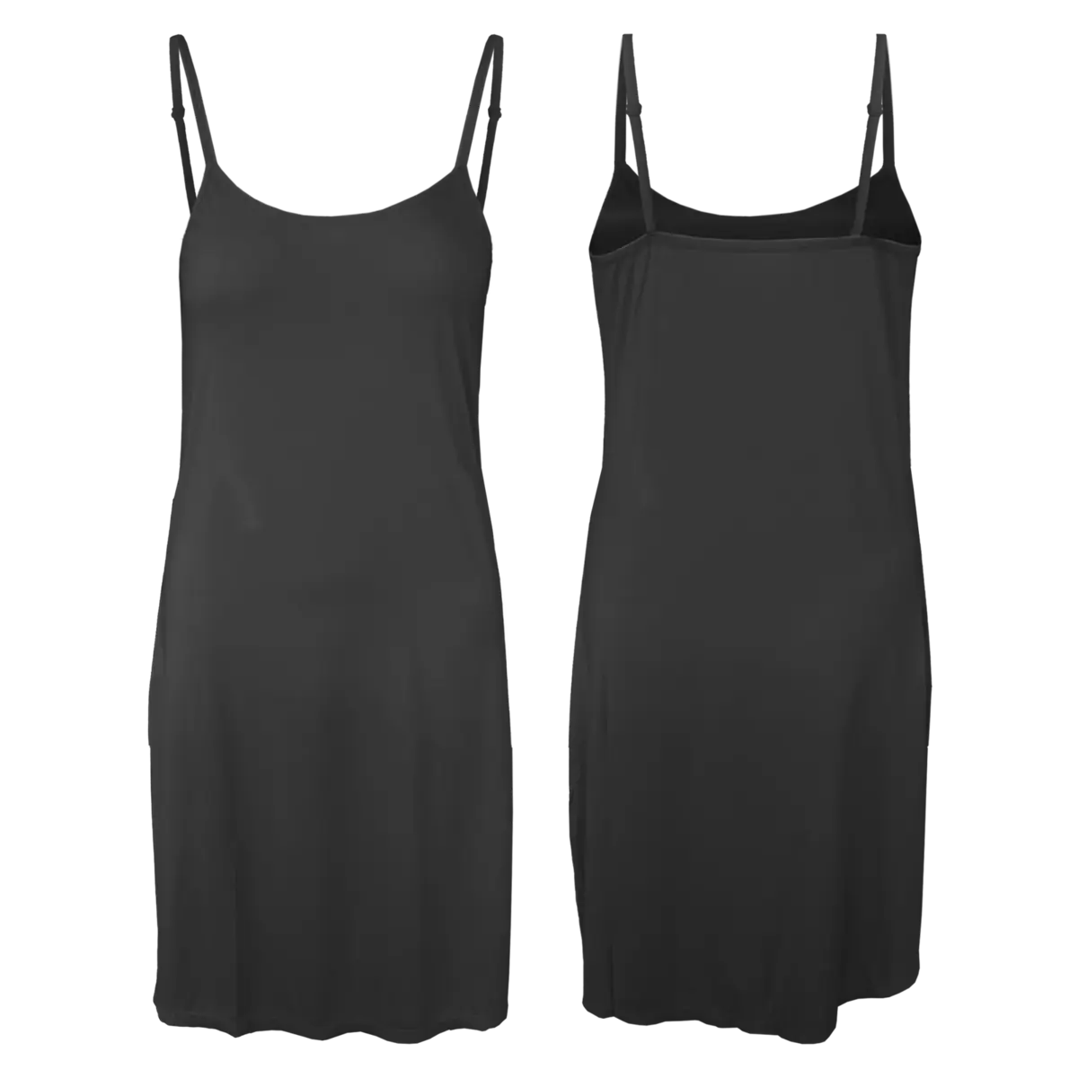 Gaubert Onderjurk - Spaghetti bandjes - Gladde onderjurk in zwart, huidskleur en wit Gaubert Onderjurk - Spaghetti bandjes - Gladde onderjurk in zwart, huidskleur en wit