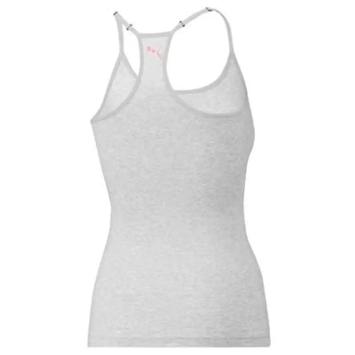 Puma dames hemd Racerback - Tank top - Wit & Grijs - Vrouwen onderhemd modal - katoen - Spaghetti bandjes
