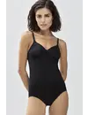 Mey  BH hemdje - Bra Top zonder Beugel - Viscose bh en hemd in een zonder vulling - Wit - Zwart