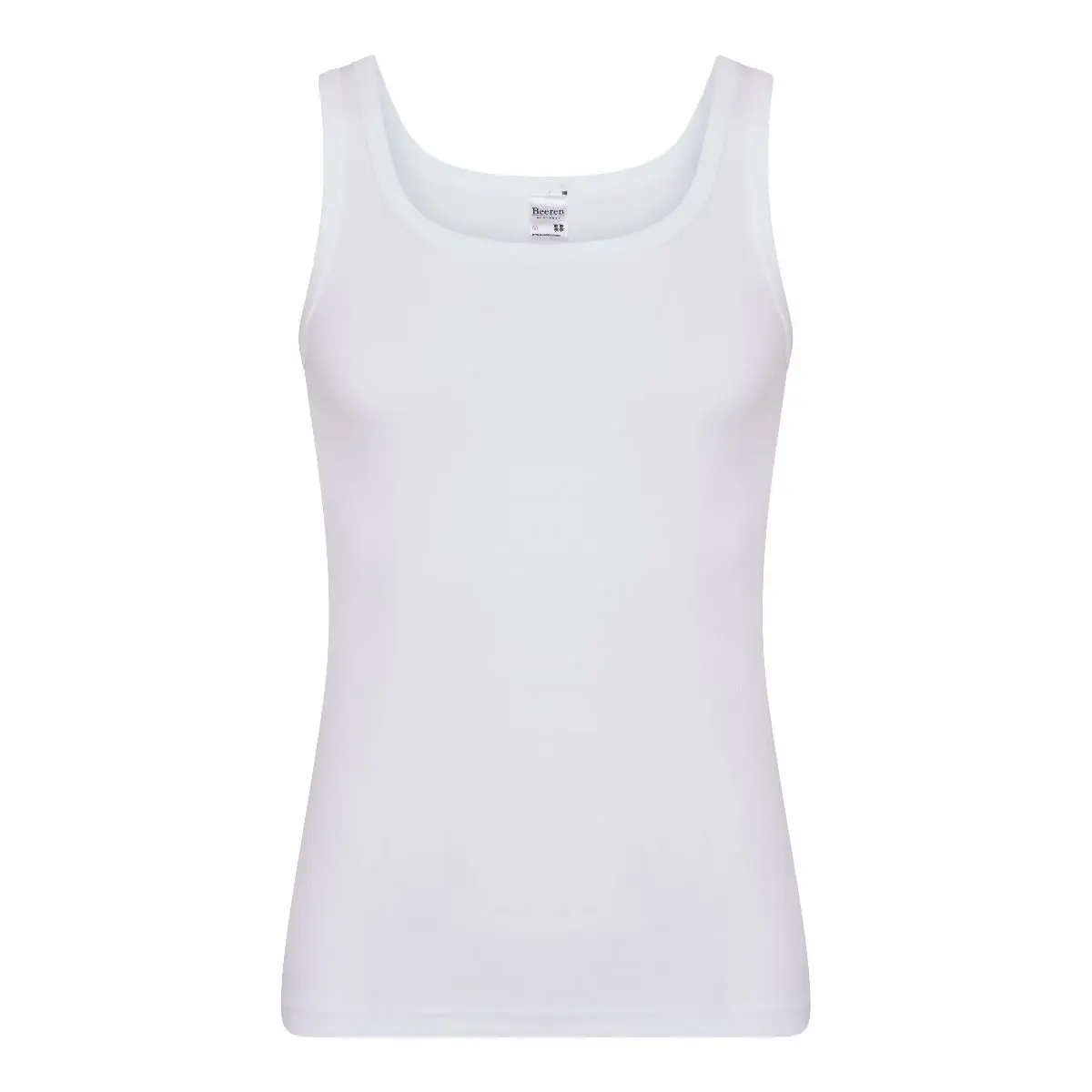 Beeren Young heren hemd sport - Microfiber onderhemd voor mannen - Sneldrogend - Zwart - Wit Beeren Young heren hemd sport - Microfiber onderhemd voor mannen - Sneldrogend - Zwart - Wit