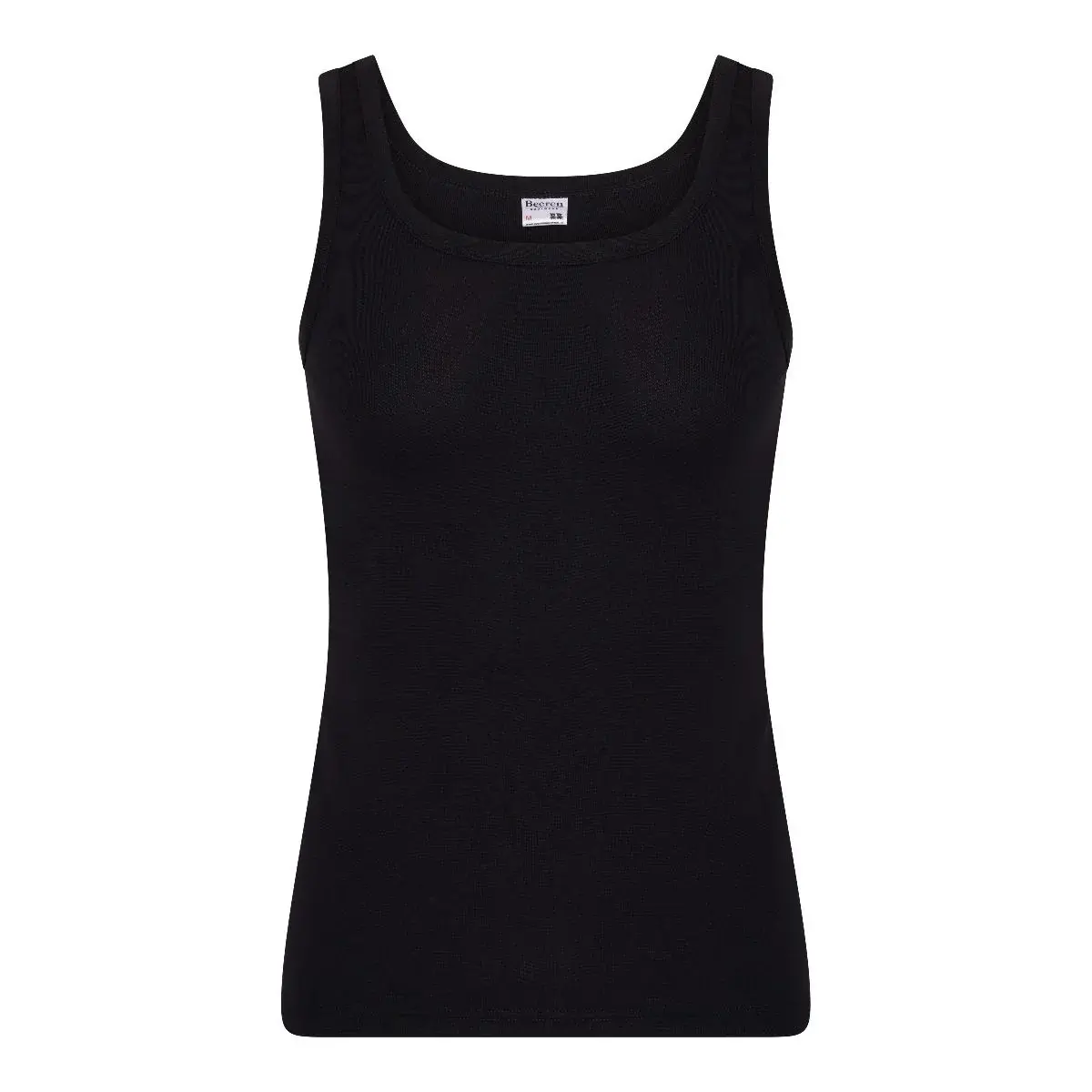 Beeren Young heren hemd sport - Microfiber onderhemd voor mannen - Sneldrogend - Zwart - Wit Beeren Young heren hemd sport - Microfiber onderhemd voor mannen - Sneldrogend - Zwart - Wit