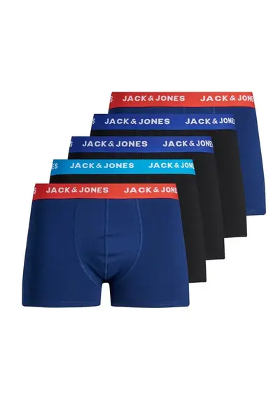 Jack & Jones 5-Pack heren boxershorts - Surf the web Jack & Jones 5-Pack heren boxershorts - Surf the web
