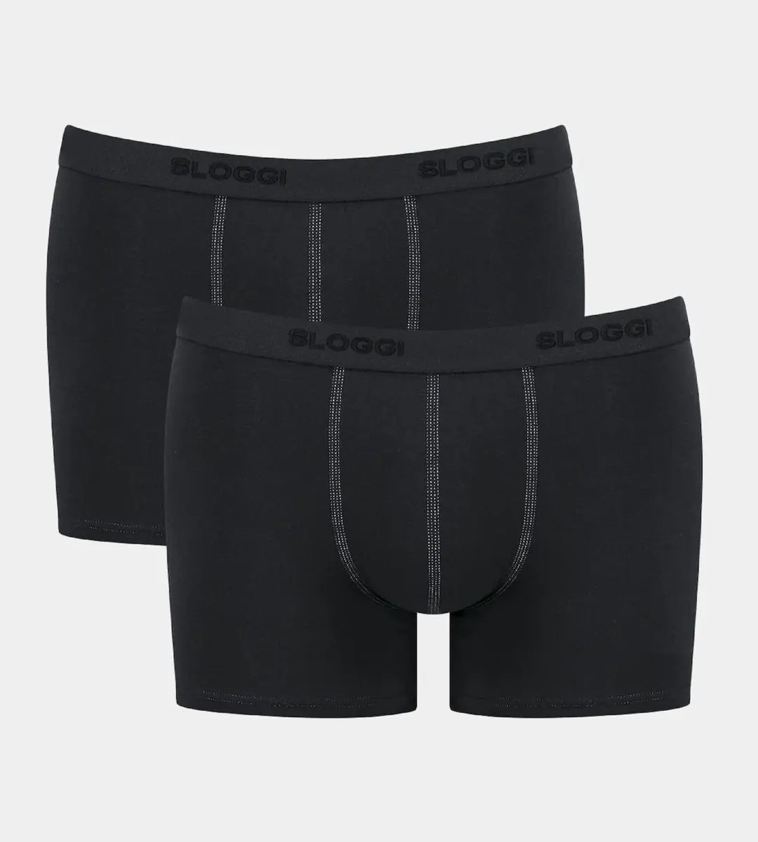 Sloggi 24/7 2-pak heren boxershorts - Elastisch katoenen Mannen ondergoed met elastische band