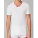 Schiesser 2-Pack T-Shirts heren V-hals - 95/5  - Biologisch katoen - Wit