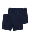 Schiesser 2-Pack heren wijde boxershort - Selected - 100% katoenen losse boxershort met sluiting