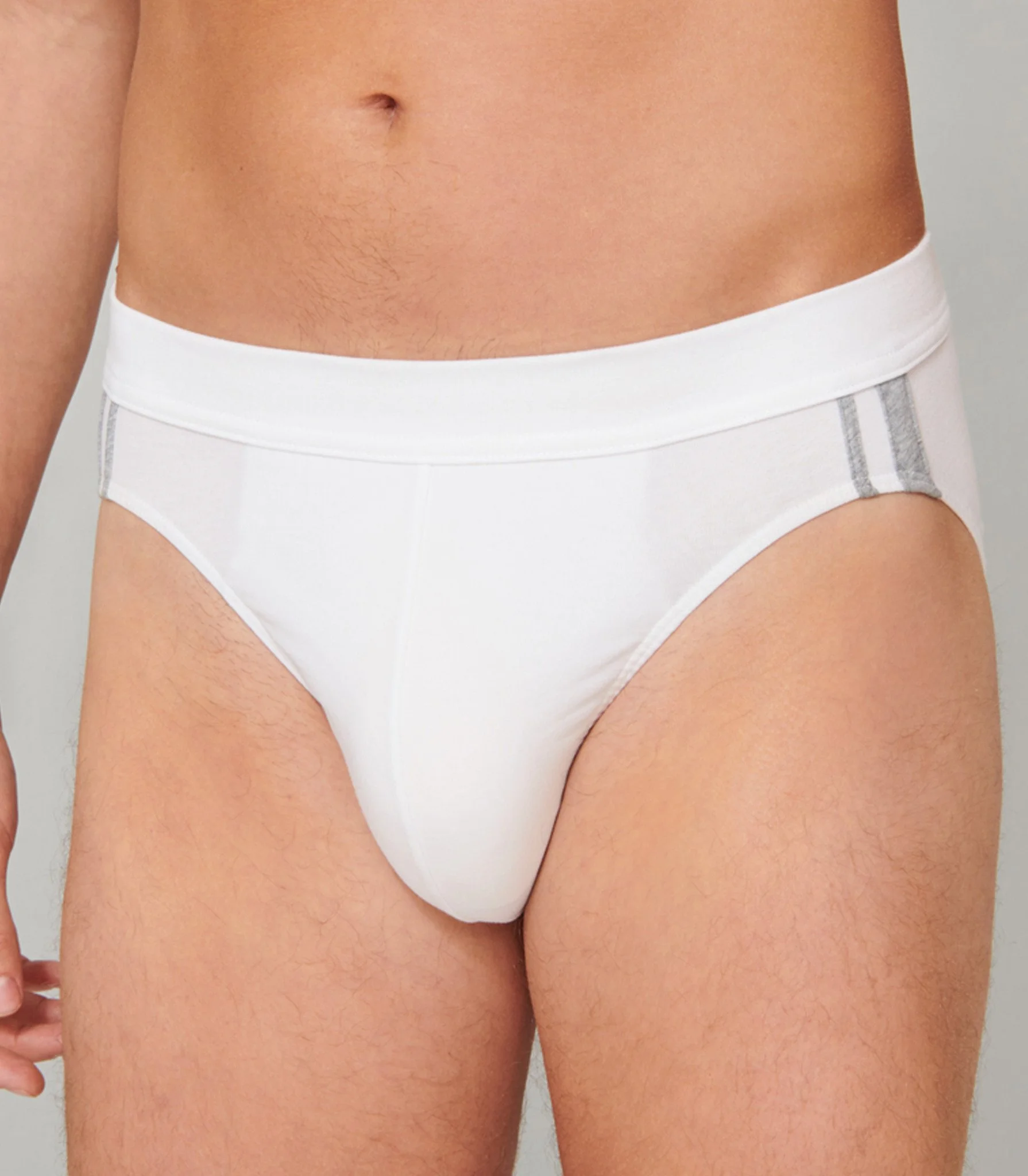 Schiesser 3-pack heren Rio slip 95/5 - Stripe - Hoog opgesneden heren onderbroek - Stoffen band - Biologisch katoen