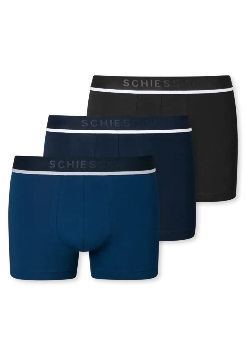 Schiesser 3-pack heren boxershorts 95/5 - Biologisch katoen - Heren ondergoed - Heren onderbroek mulitpack Schiesser 3-pack heren boxershorts 95/5 - Biologisch katoen - Heren ondergoed - Heren onderbroek mulitpack