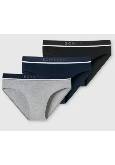 Schiesser 3-pack heren Rio slip 95/5 - Combi Schiesser 3-pack heren Rio slip 95/5 - Combi