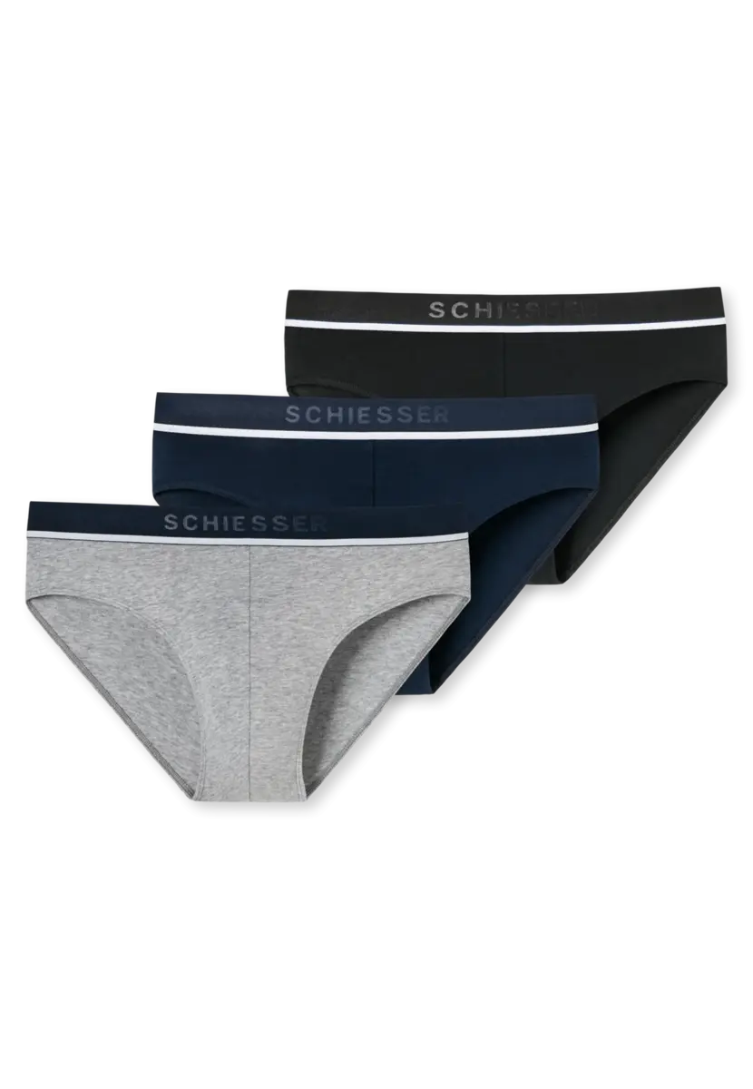 Schiesser 3-pack heren Rio slip 95/5 - Combi Schiesser 3-pack heren Rio slip 95/5 - Combi