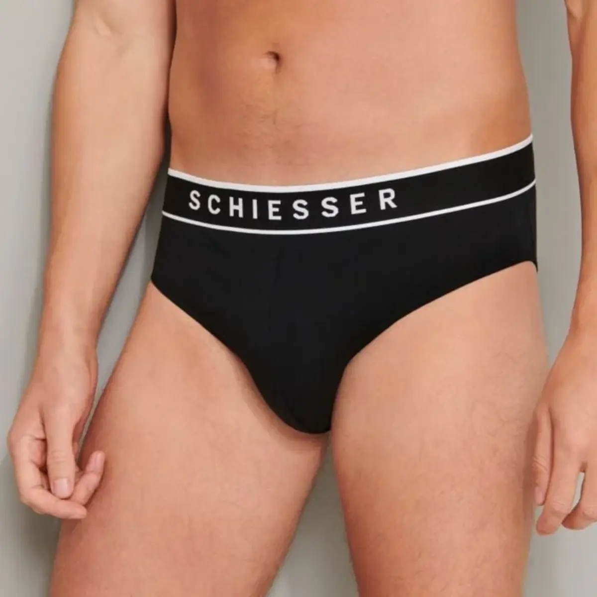 Schiesser ondergoed 3-pack heren Rio slip 95/5 - Biologisch katoenen heren ondergoed met elastische band