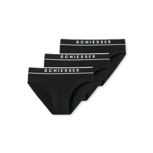 Schiesser ondergoed 3-pack heren Rio slip 95/5 - Biologisch katoenen heren ondergoed met elastische band