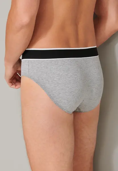 Schiesser ondergoed 3-pack heren Rio slip 95/5 - Biologisch katoenen heren ondergoed met elastische band