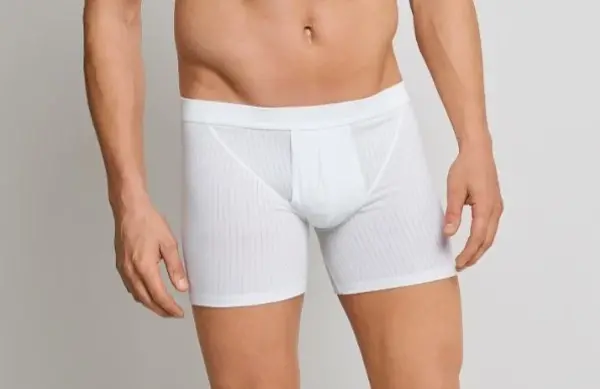 Schiesser 2-Pack  heren boxershort Gulp - Authentic - Elastisch katoenen heren onderbroek met sluiting Schiesser 2-Pack  heren boxershort Gulp - Authentic - Elastisch katoenen heren onderbroek met sluiting