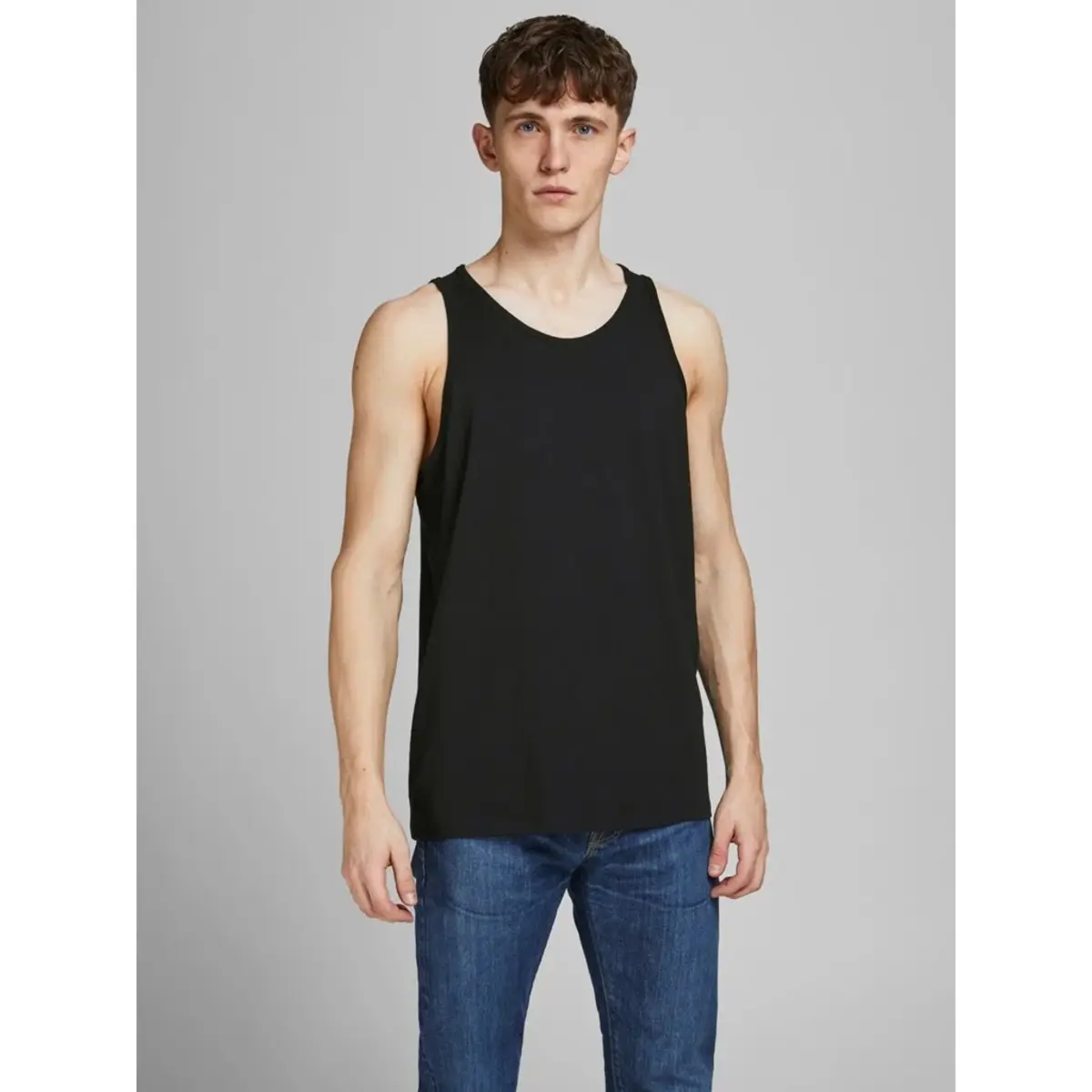 Jack & Jones 2-pack heren hemden - Pack - Tanktop - Katoenen heren onderhemden ronde hals Jack & Jones 2-pack heren hemden - Pack - Tanktop - Katoenen heren onderhemden ronde hals