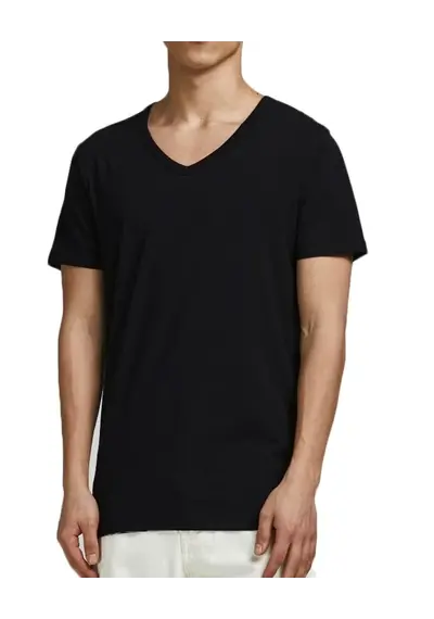 Jack & Jones 2-pack heren ondershirts V-hals Jack & Jones 2-pack heren ondershirts V-hals