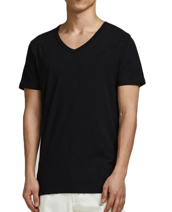 Jack & Jones 2-pack heren ondershirts V-hals - katoenen mannen T-shirts - Basic Slim fit