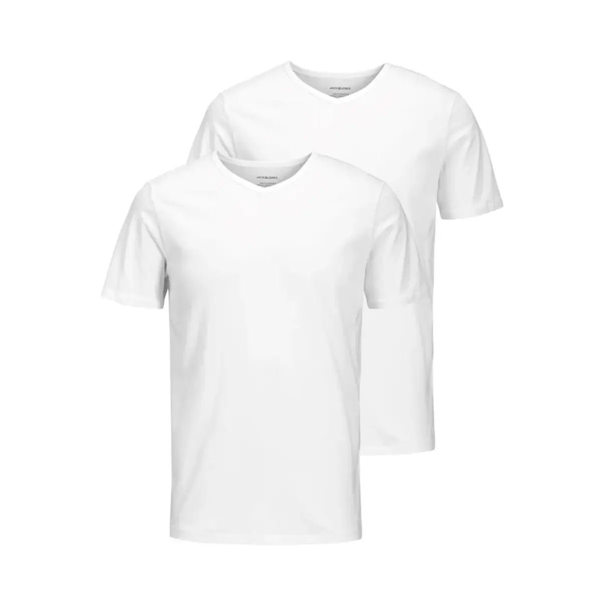 Jack & Jones 2-pack heren ondershirts V-hals - katoenen mannen T-shirts - Basic Slim fit Jack & Jones 2-pack heren ondershirts V-hals - katoenen mannen T-shirts - Basic Slim fit