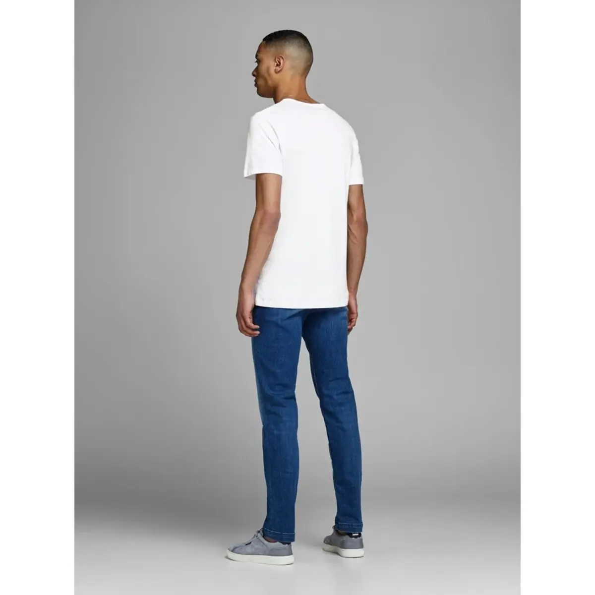 Jack & Jones 2-pack heren ondershirts V-hals - katoenen mannen T-shirts - Basic Slim fit Jack & Jones 2-pack heren ondershirts V-hals - katoenen mannen T-shirts - Basic Slim fit