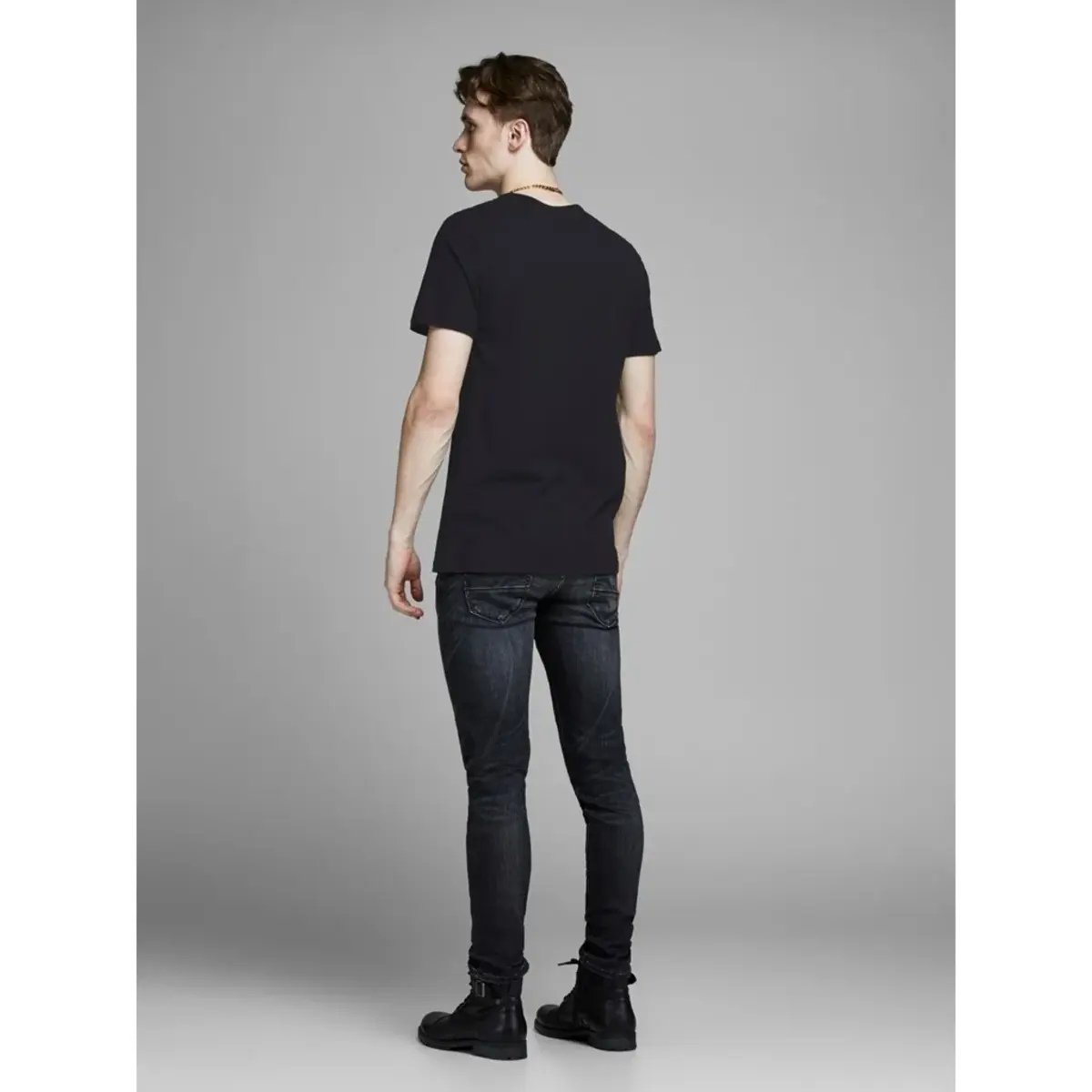 Jack & Jones 2-pack heren ondershirts V-hals - katoenen mannen T-shirts - Basic Slim fit Jack & Jones 2-pack heren ondershirts V-hals - katoenen mannen T-shirts - Basic Slim fit