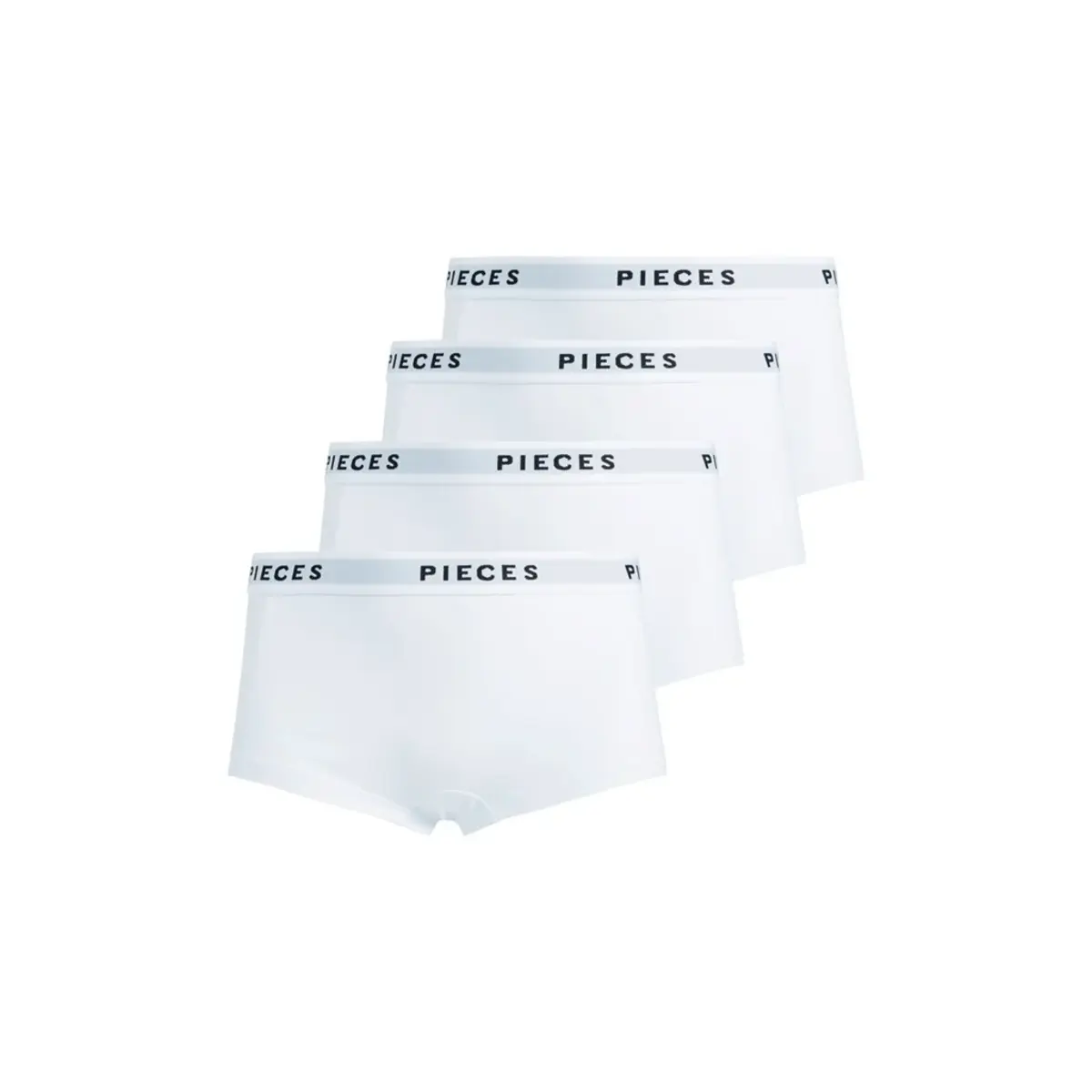 Pieces 4-Pack Dames shorts - Solid - Katoenen dames onderbroek - Multipack - Voordeelverpakking Pieces 4-Pack Dames shorts - Solid - Katoenen dames onderbroek - Multipack - Voordeelverpakking