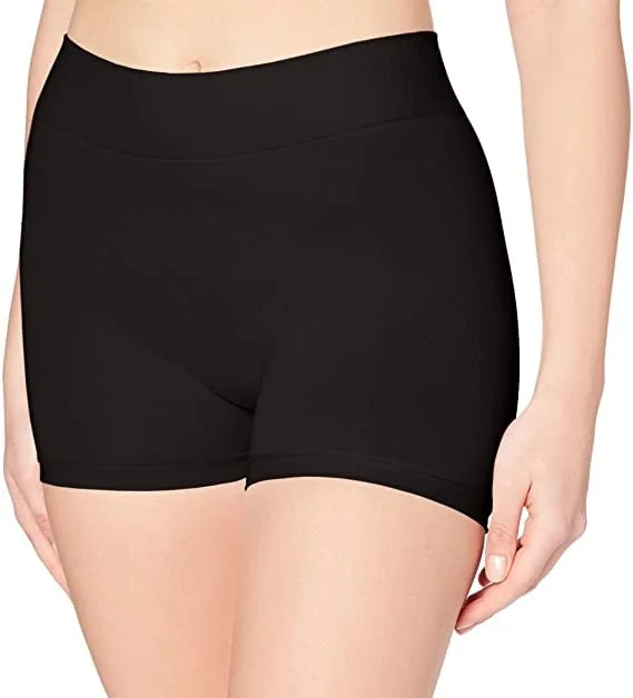 Pieces dames short naadloos - London - Broekje onder jurk - Boxershort lange pijpjes