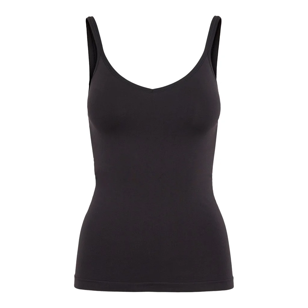 Pieces dames hemd spaghetti bandjes Plain Top