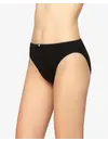 Avet 3367 dames bikini slip - Elastisch katoen dames onderbroek- Mini slip wit en zwart