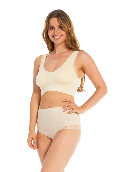 Magic hoge kanten dames taille string - Dream Hi-Thong - Comfortabele high waist string naadloos