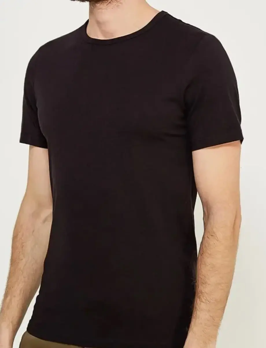 Jack & Jones 2-pack heren T-shirts ronde hals - zwart en wit Katoenen heren ondershirt korte mouwen - Witte t shirts heren