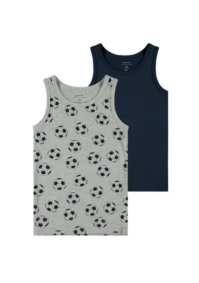 Name-it 2-Pack jongens hemden - Voetbal Name-it 2-Pack jongens hemden - Voetbal