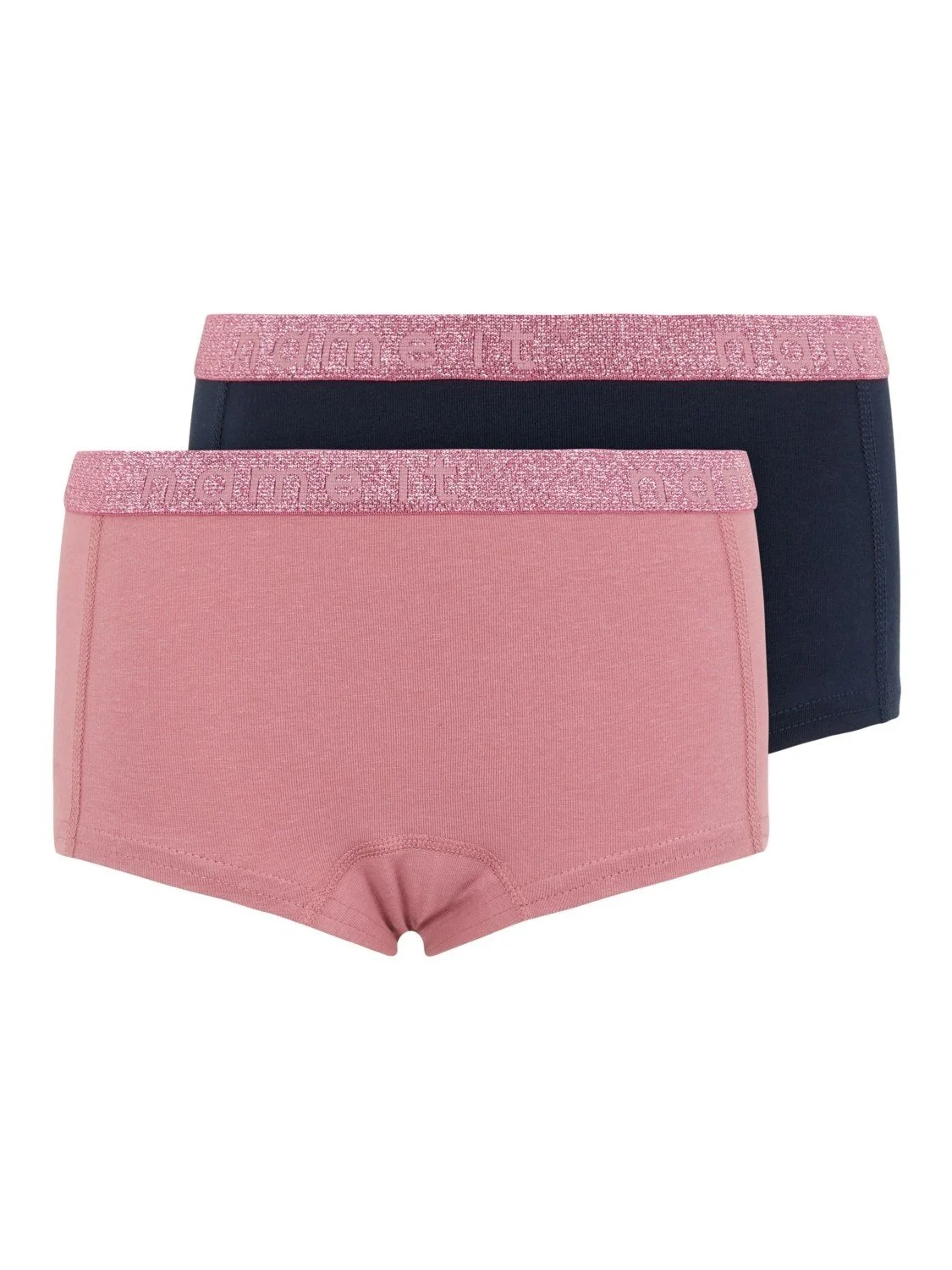 Name it 2-pak meisjes hipster - Organic - Kinder dames onderbroek katoen - Boxershort