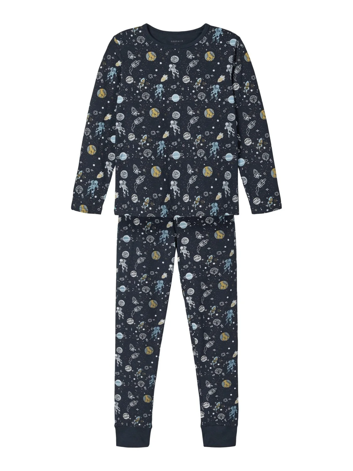 Name it jongens pyjama - Space - Kinder nachtkleding katoen