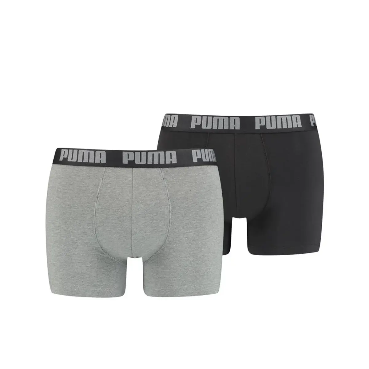 Puma Heren Boxershort 2-pak- Dark grey / Black - Katoenen mannen onderbroek Puma Heren Boxershort 2-pak- Dark grey / Black - Katoenen mannen onderbroek