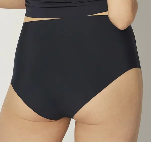 Sloggi dames Zero Feel Maxi slip - Naadloze dames taille slip - Hoge onderbroek met katoenen kruisje Sloggi dames Zero Feel Maxi slip - Naadloze dames taille slip - Hoge onderbroek met katoenen kruisje
