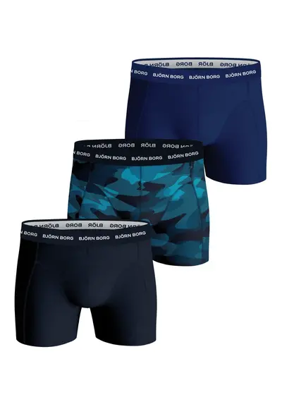 Bjorn Borg 3-pack heren boxershort Total Eclipse Bjorn Borg 3-pack heren boxershort Total Eclipse