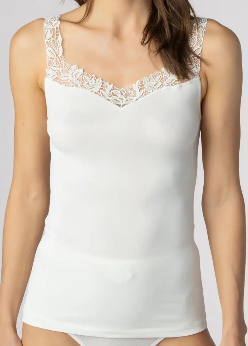 Mey Emotion dames brede band hemd met kant - Kanten vrouwen onderhemd - Singlet - Brede bandjes Mey Emotion dames brede band hemd met kant - Kanten vrouwen onderhemd - Singlet - Brede bandjes