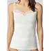 Mey Emotion dames brede band hemd met kant - Kanten vrouwen onderhemd - Singlet - Brede bandjes - Wit