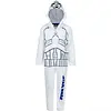 Disney jongens Fleece onesie Star Wars wit 9008