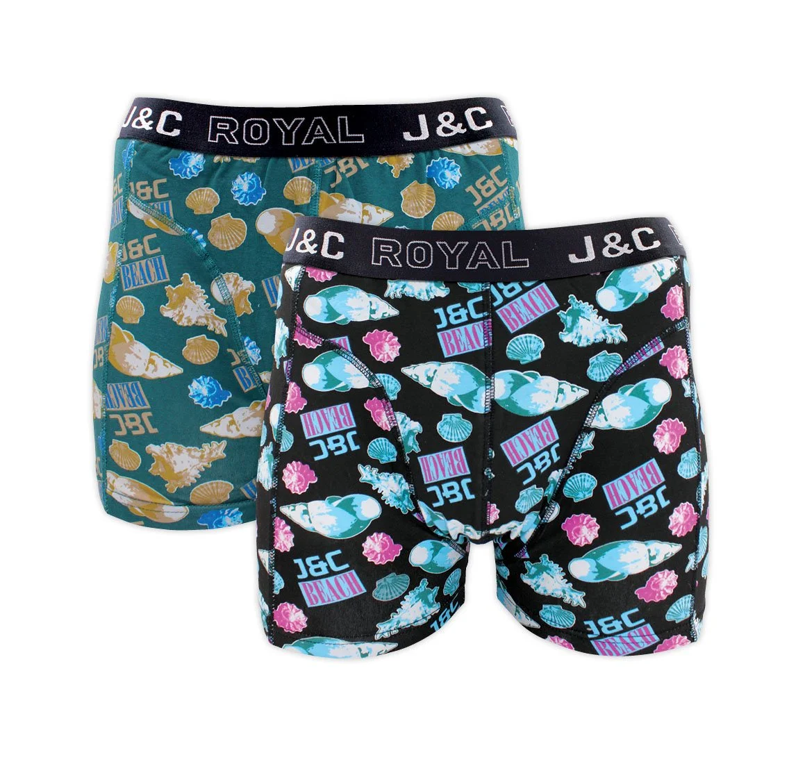 J&C heren boxershort 2-pak Miami 245 - Betaalbare mannen onderbroeken