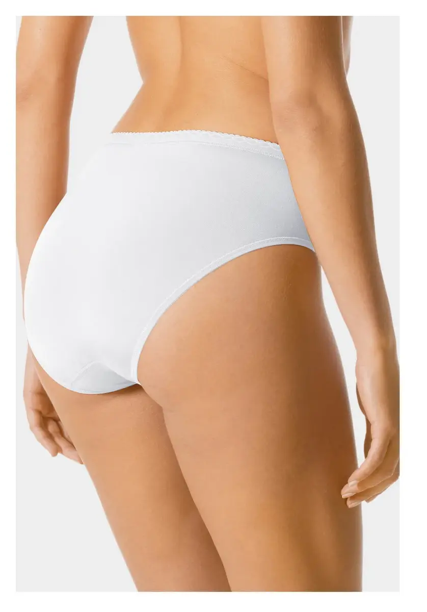 Mey Lights dames heup slip - Elastisch katoenen dames onderbroek -Midi slip Katoenen kruisje