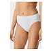 Mey Lights dames heup slip - Elastisch katoenen dames onderbroek -Midi slip Katoenen kruisje - Wit